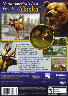 Cabela's Alaskan Adventures box cover back